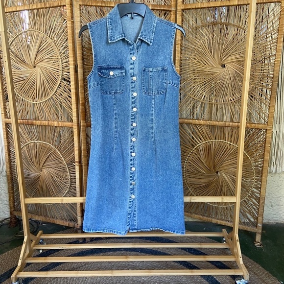 Jeanology Jackets & Blazers - Jeanology Long Jean Vest/Dress